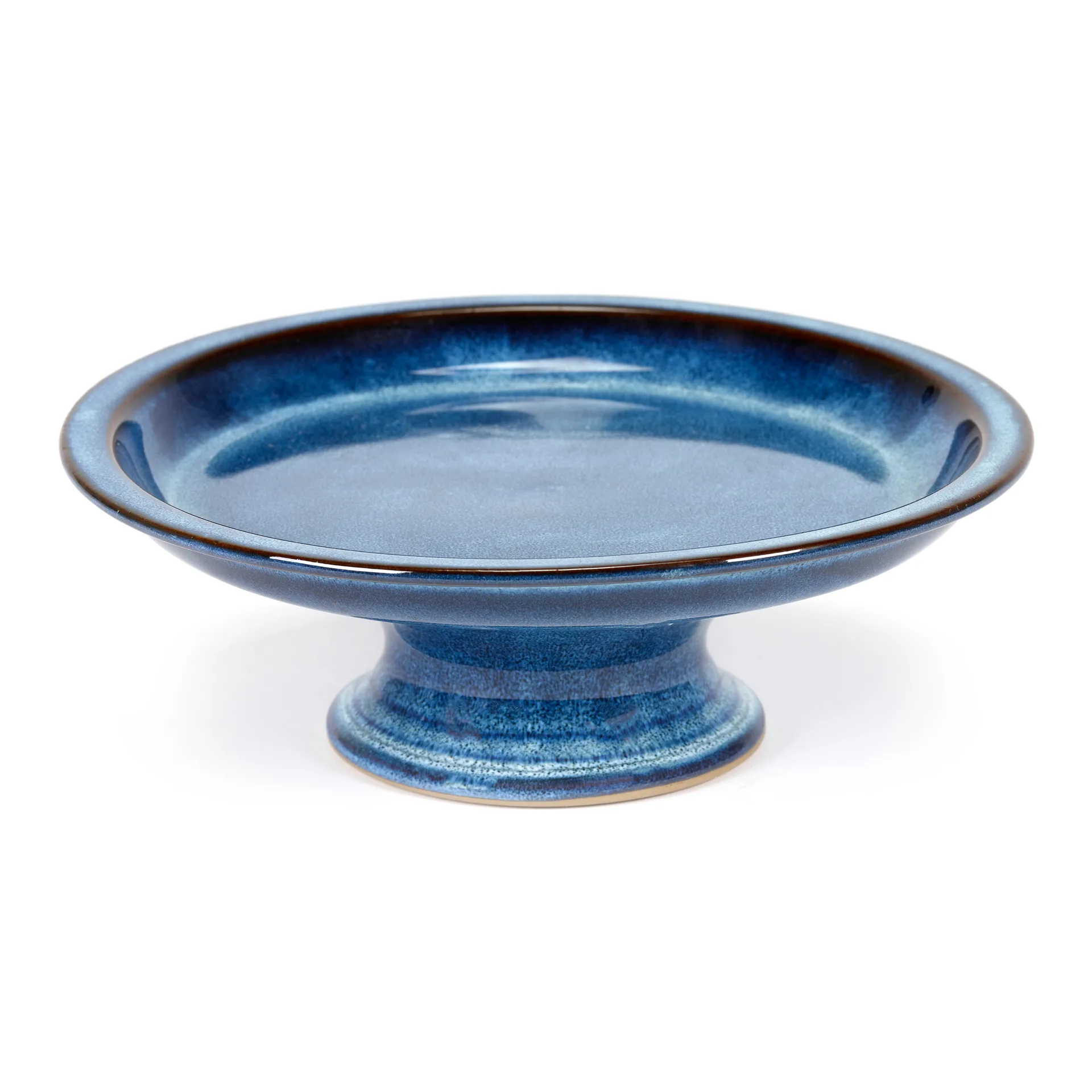 Pure Tortenständer glasiert L Ø 23,5 cm, Dark Blue Serax