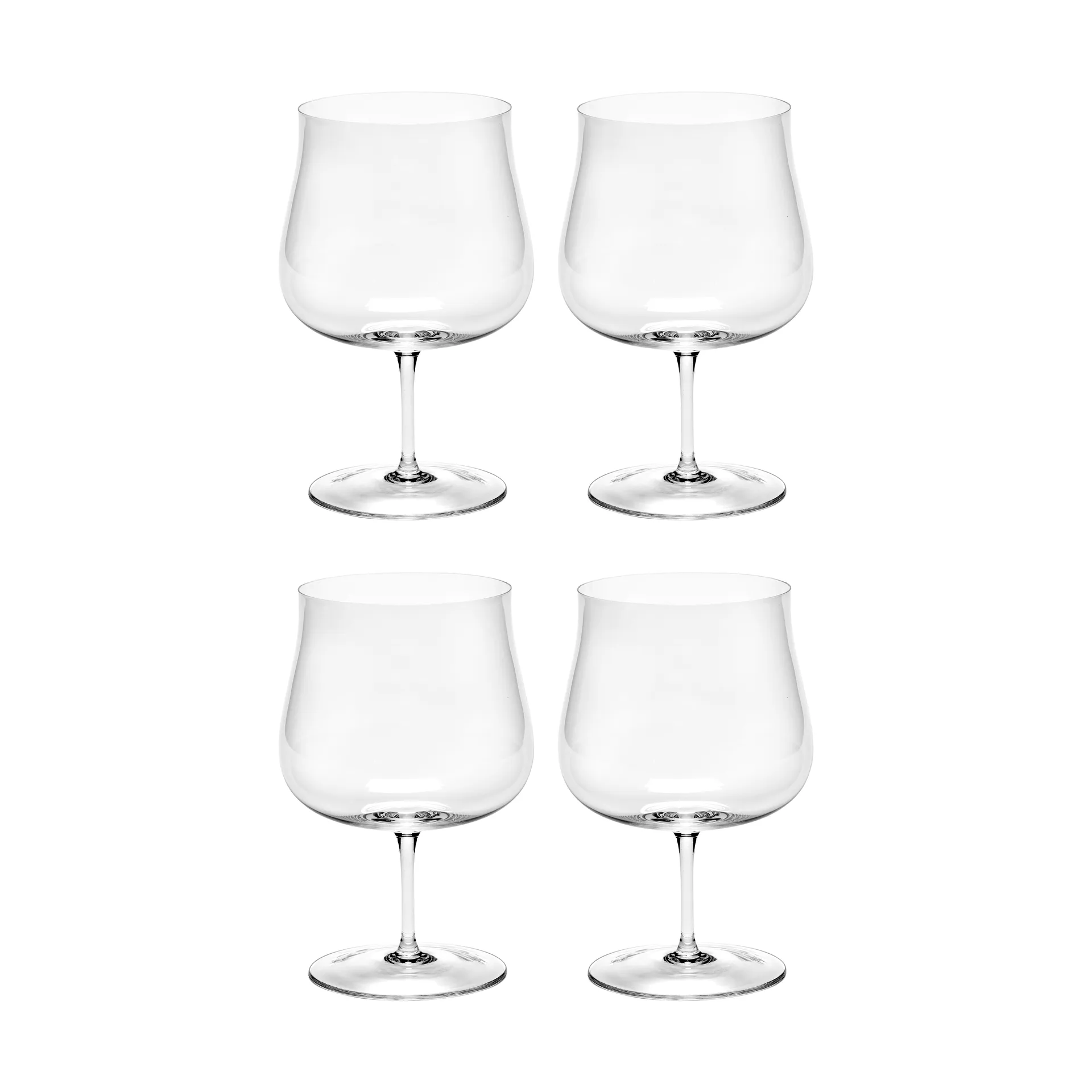 Silhouette Bourgogne Weinglas 73 cl 4er pack, Clear Serax
