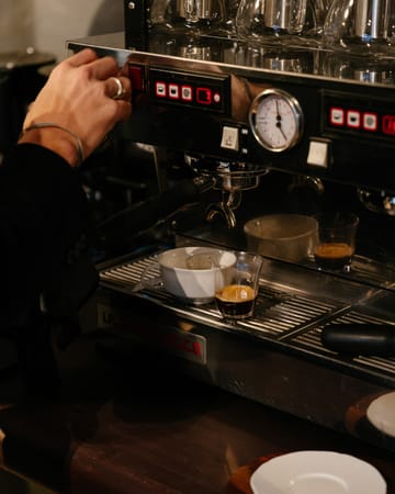 Silhouette doppeltes Espressoglas 11 cl - Clear - Serax