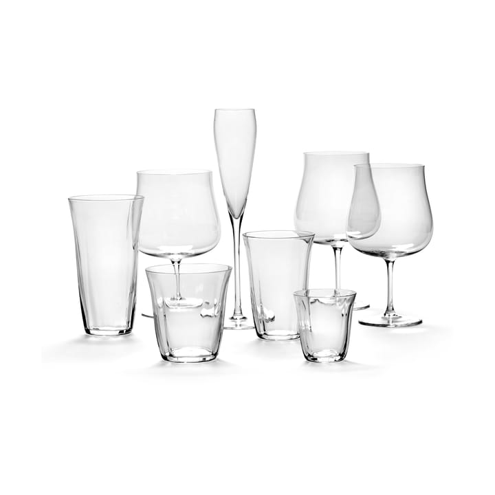 Silhouette doppeltes Espressoglas 11 cl, Clear Serax