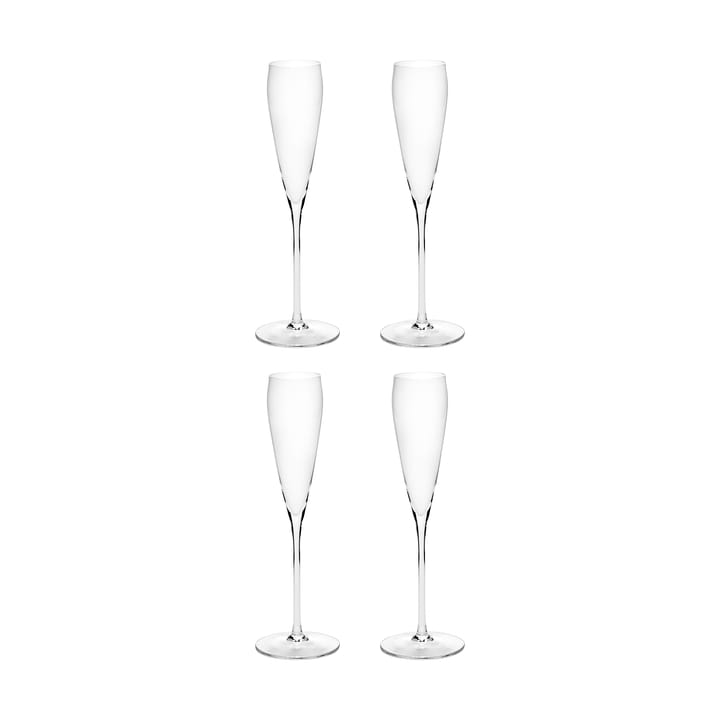 Silhouette flute Champagnerglas 15 cl 4er pack - Clear - Serax
