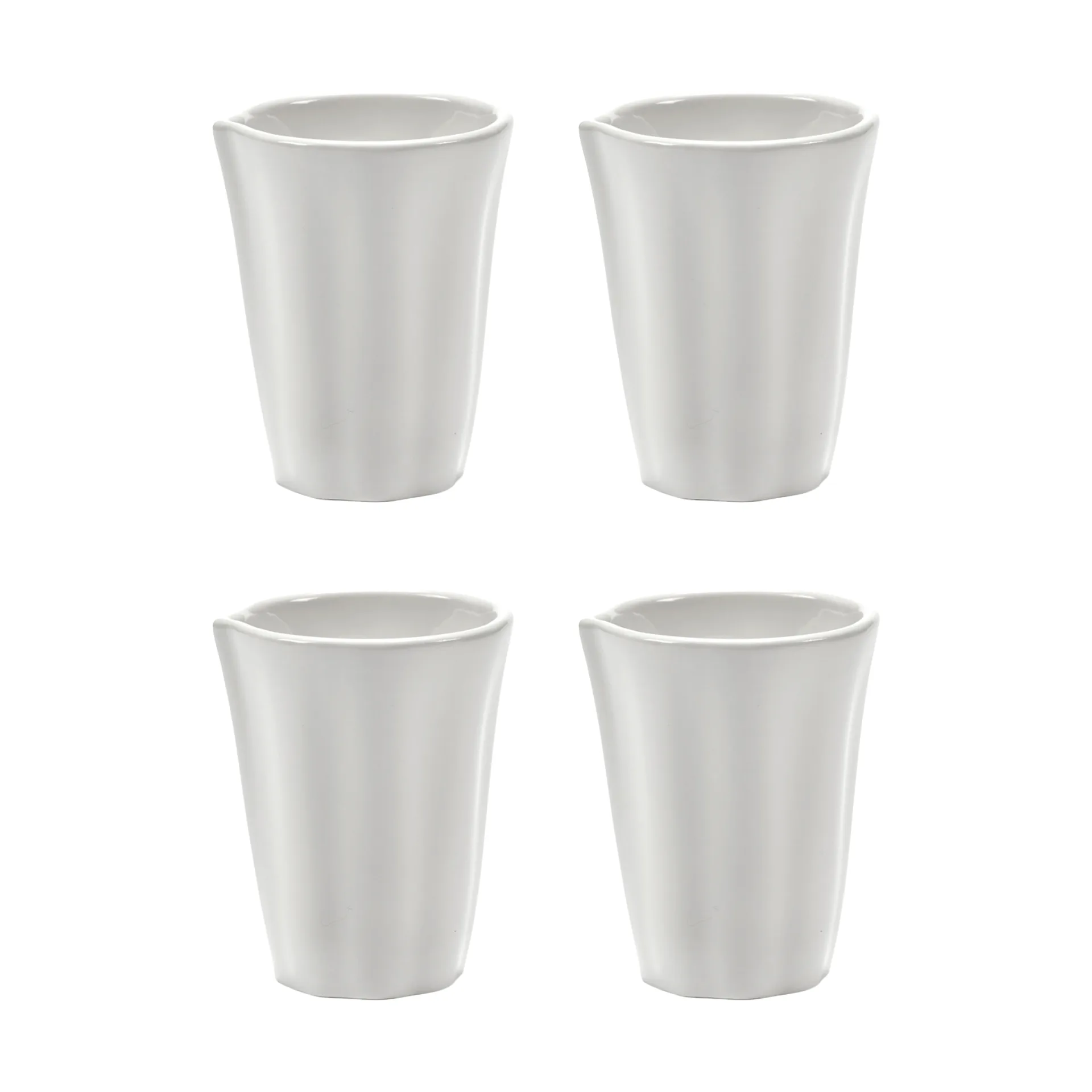 Silhouette Milchkaraffe 7 cl 4er pack, White Serax