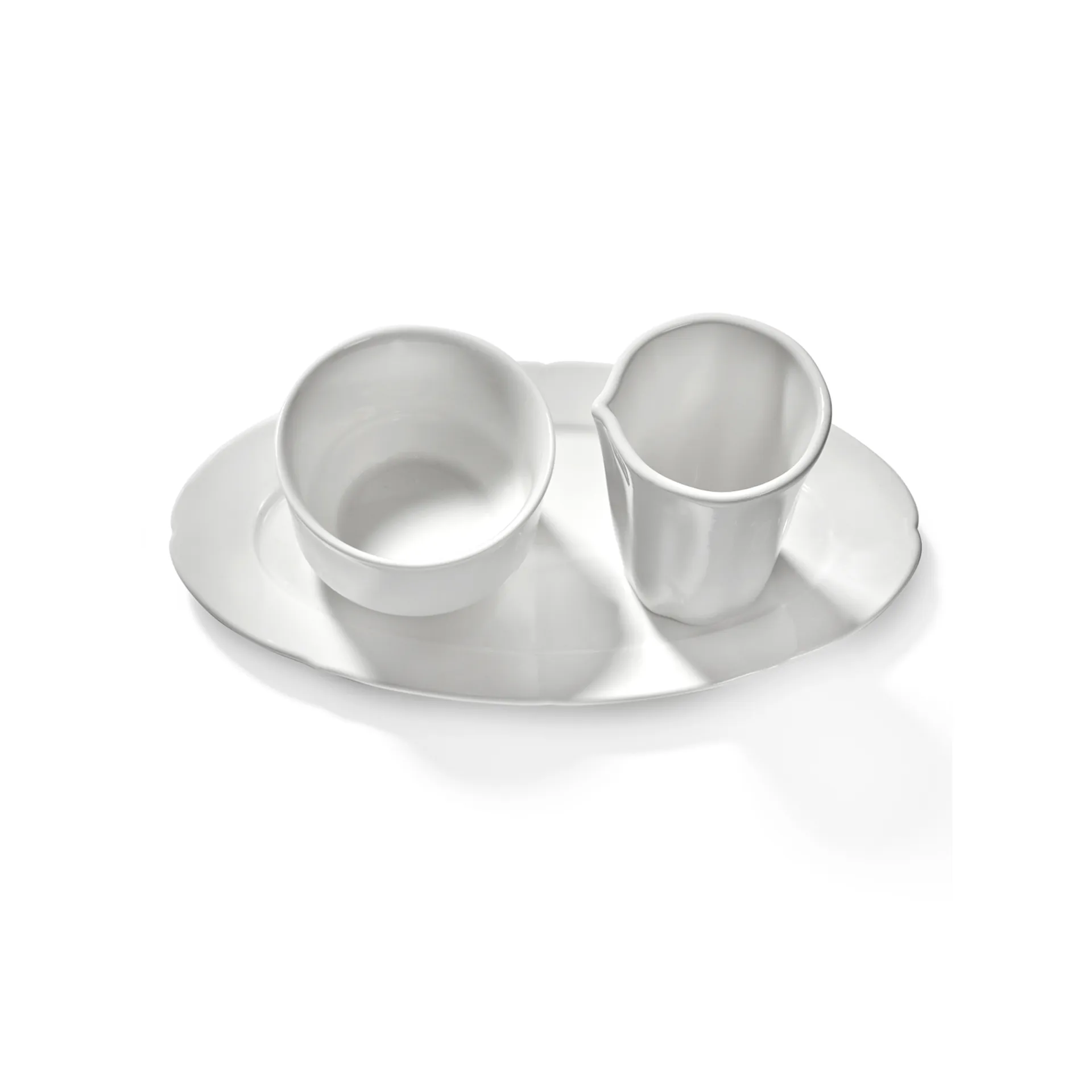 Silhouette Milchkaraffe 7 cl 4er pack, White Serax