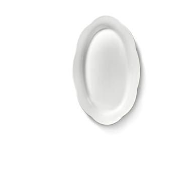 Silhouette oval djup Teller M 15x24,5 cm - White - Serax