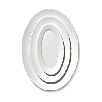 Silhouette ovaler Teller M 15x24,5 cm - White - Serax