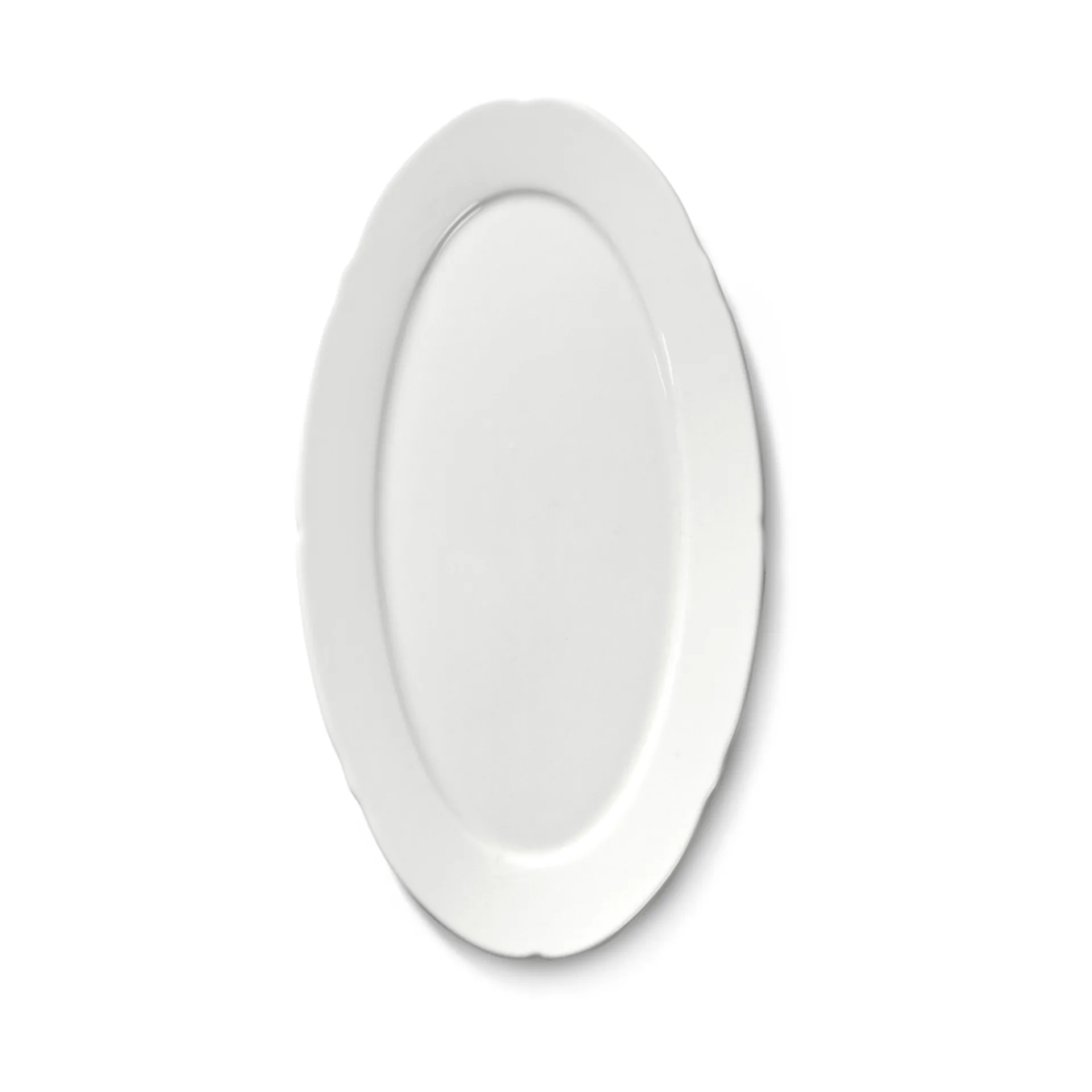 Silhouette ovaler Teller S 10x18,5 cm 4er pack, White Serax