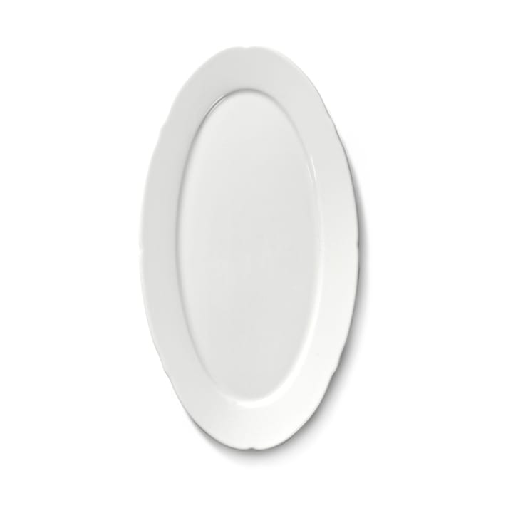 Silhouette ovaler Teller S 10x18,5 cm, White Serax