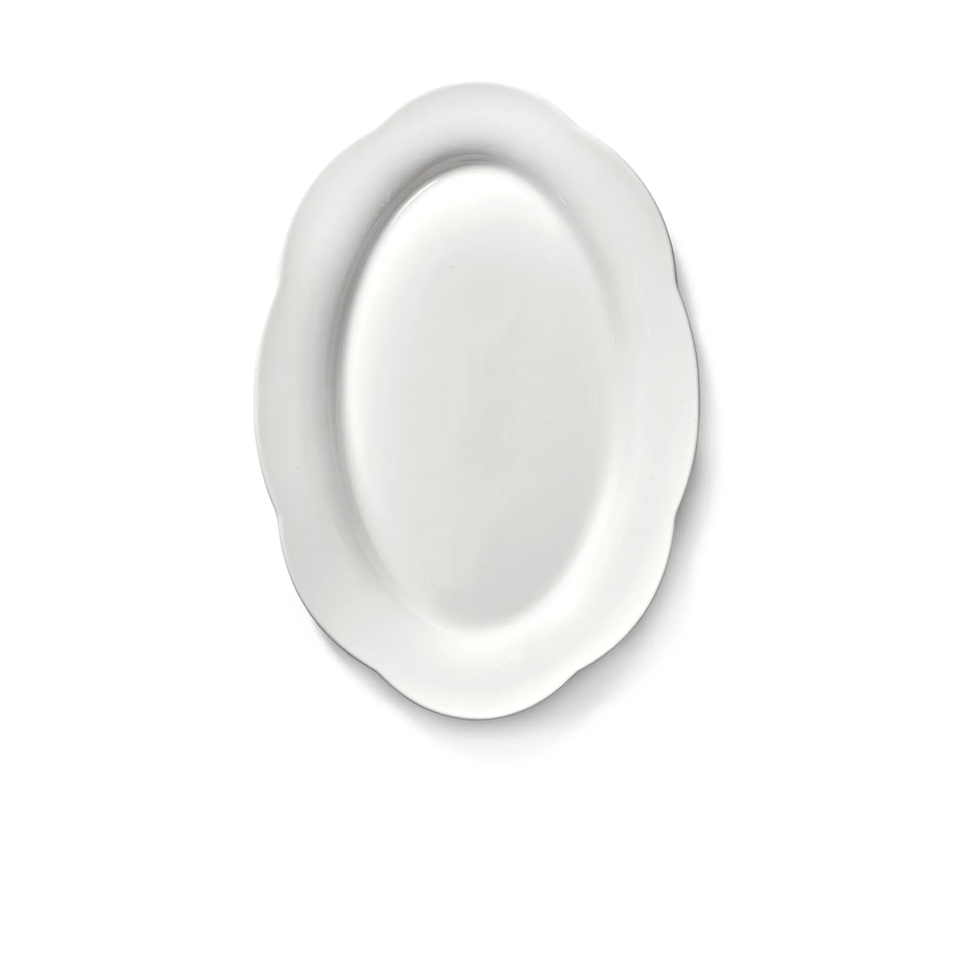 Silhouette ovaler tiefer Teller L 21x30 cm 2er pack, White Serax