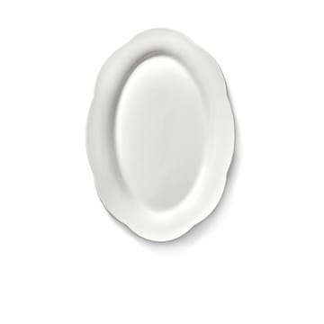 Silhouette ovaler tiefer Teller L 21x30 cm 2er pack - White - Serax