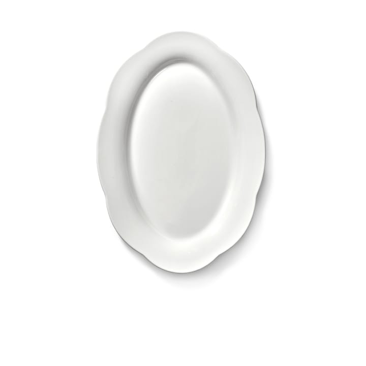 Silhouette ovaler tiefer Teller L 21x30 cm 2er pack, White Serax