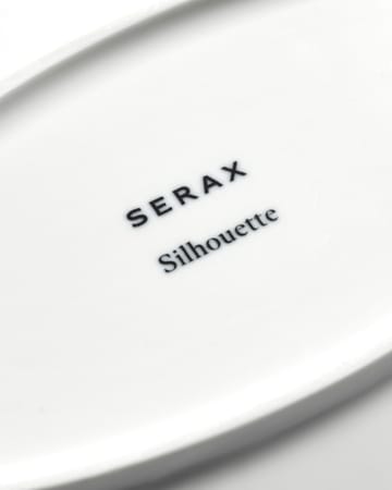 Silhouette ovaler tiefer Teller L 21x30 cm - White - Serax