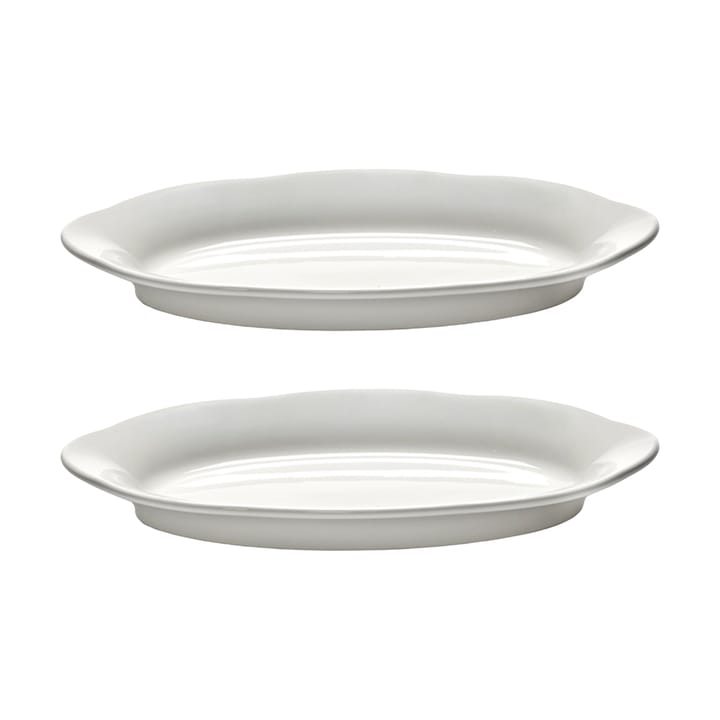 Silhouette ovaler tiefer Teller S 10x18,5 cm 2er pack - White - Serax