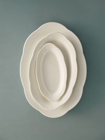 Silhouette ovaler tiefer Teller S 10x18,5 cm - White - Serax