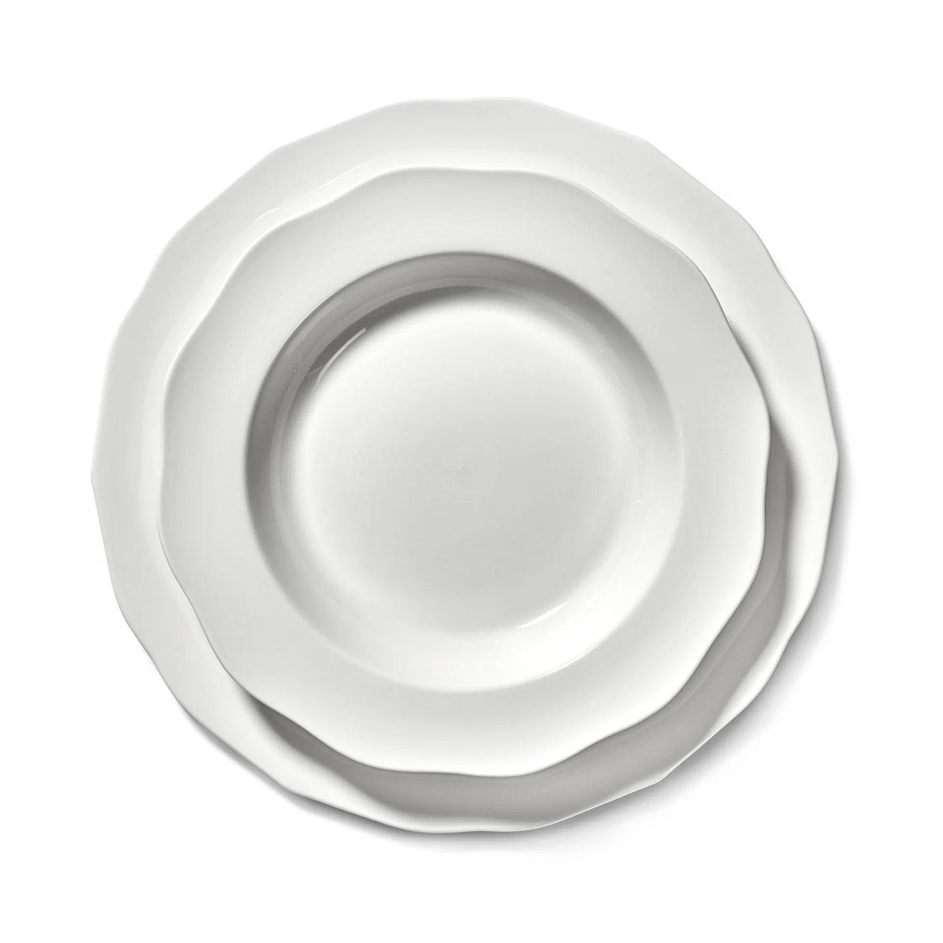 Silhouette Pasta Teller Ø22 cm 4er pack, White Serax
