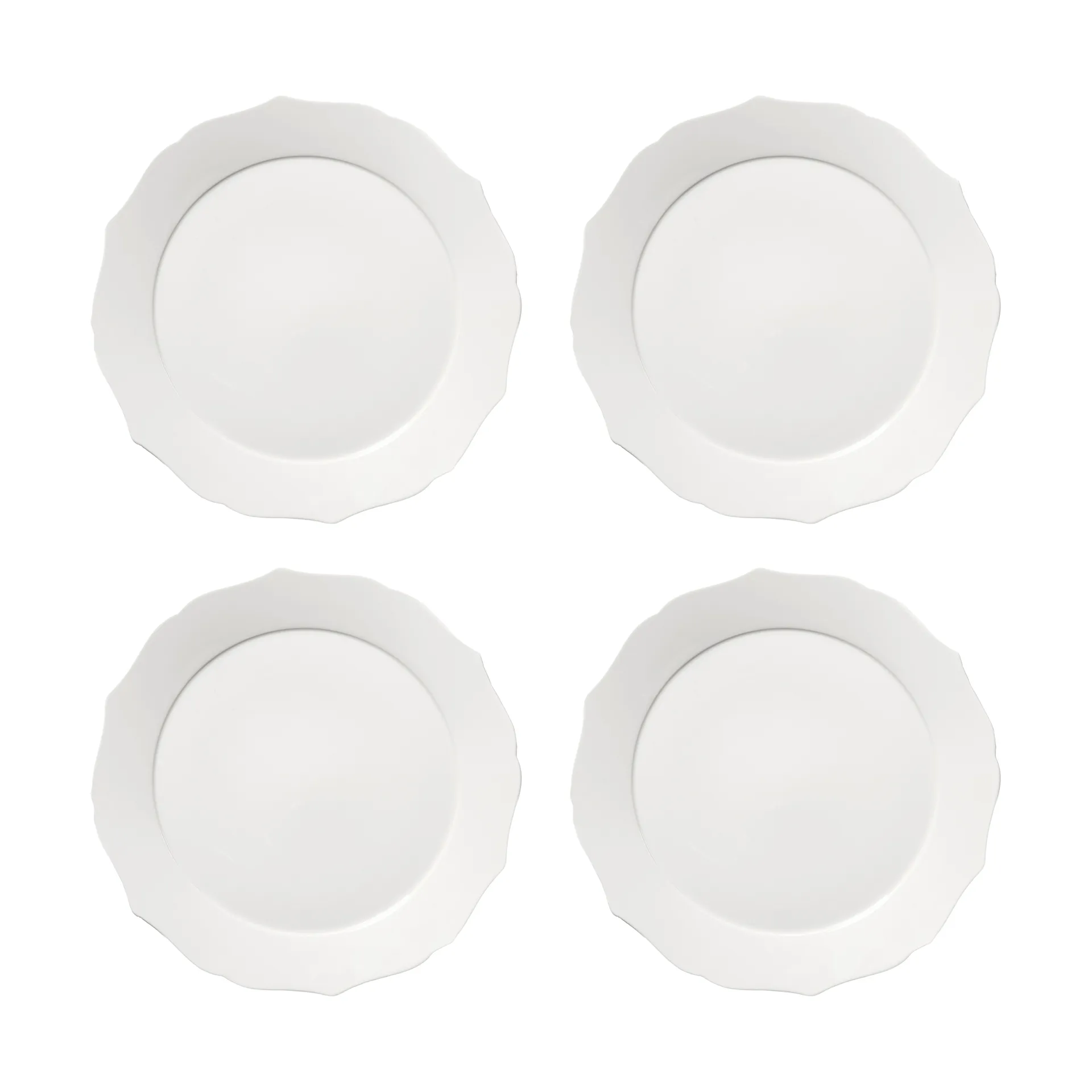 Silhouette Teller L Ø26 cm 4er pack, White Serax