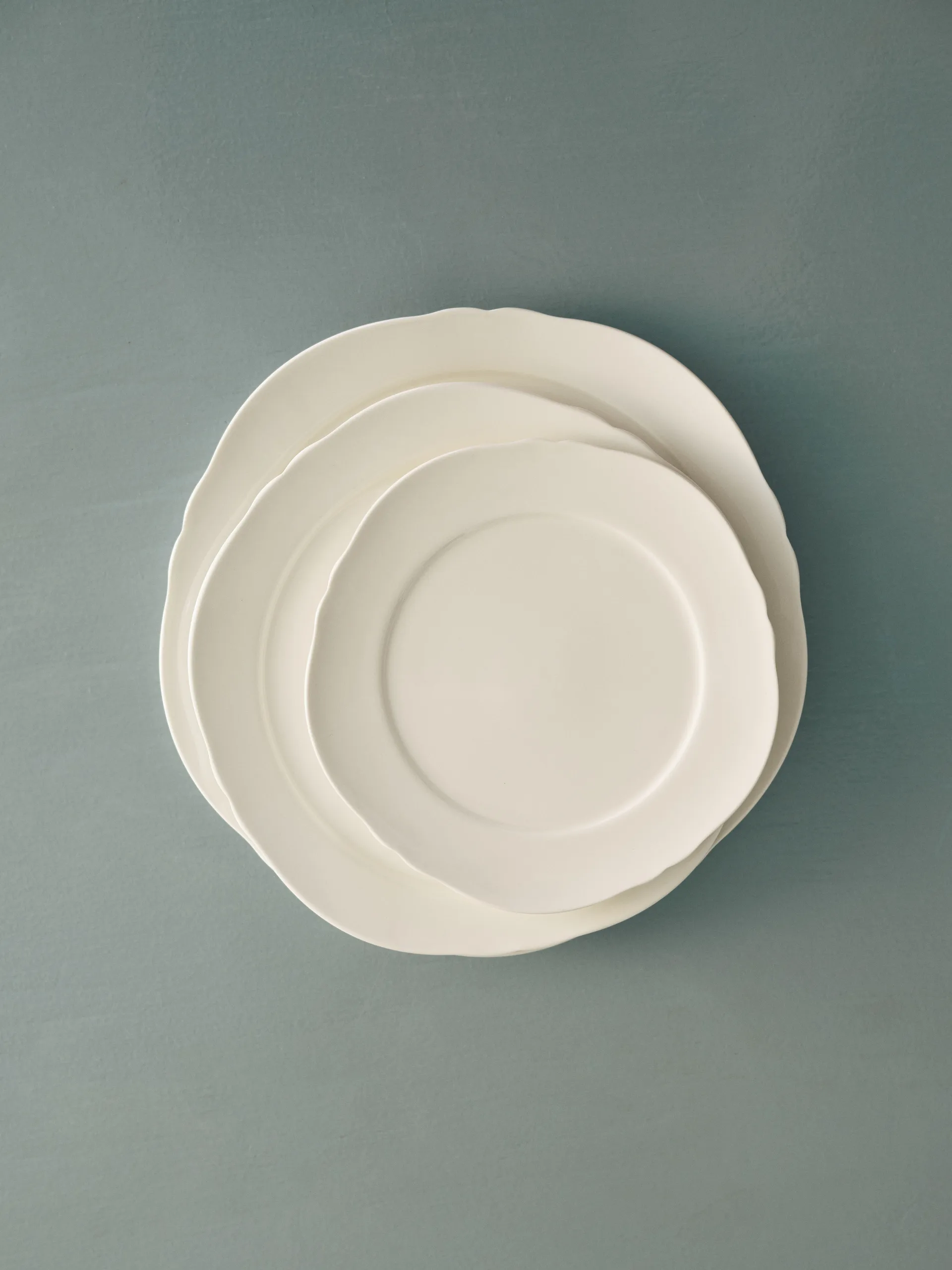 Silhouette Teller M Ø23,5 cm 4er pack, White Serax