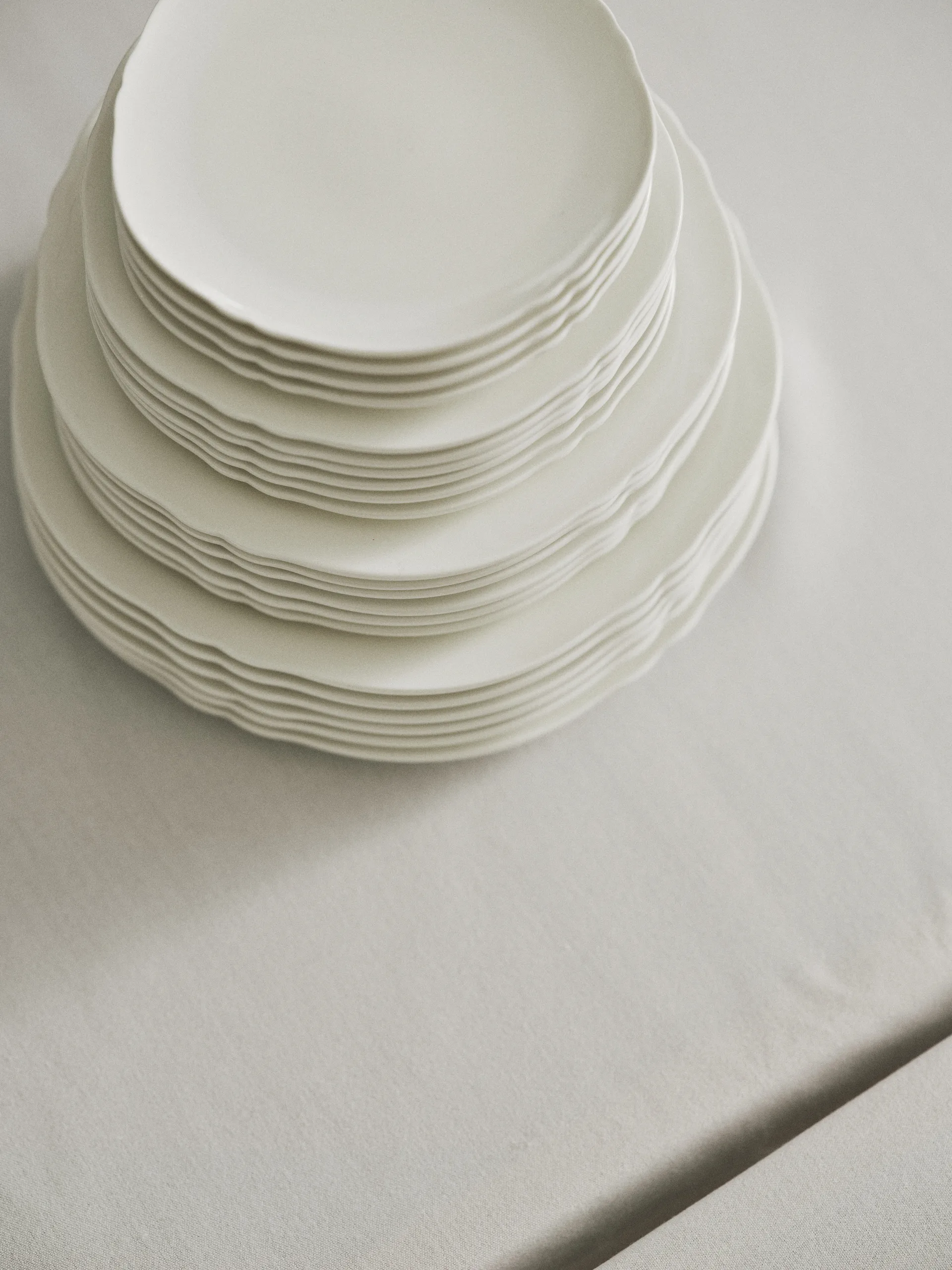 Silhouette Teller XS Ø17 cm 4er pack, White Serax