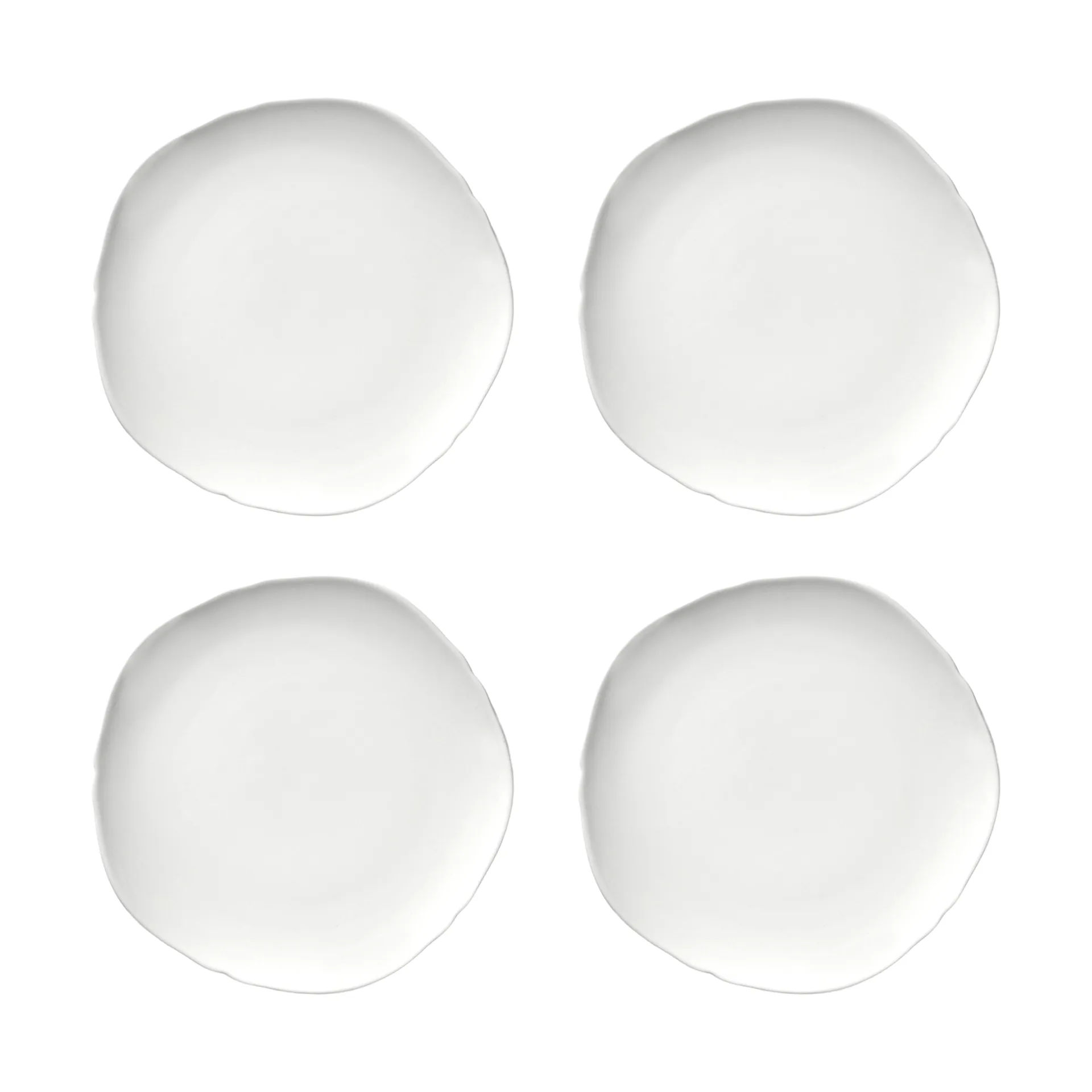 Silhouette Teller XXS Ø15 cm 4er pack, White Serax