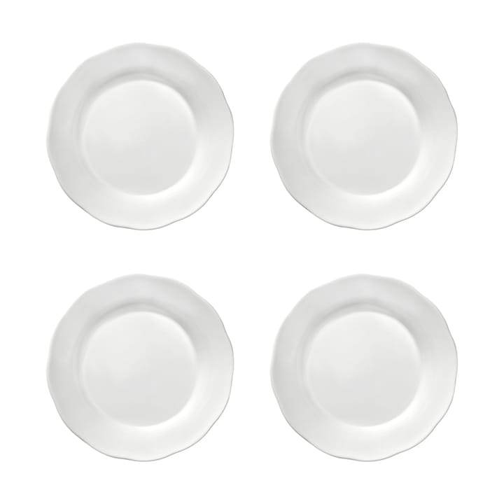 Silhouette tiefer Seitenteller M Ø15 cm 4er pack - White - Serax