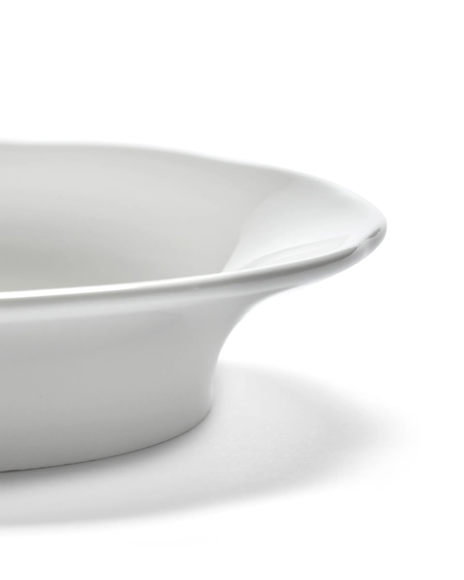 Silhouette tiefer Seitenteller M Ø15 cm 4er pack, White Serax