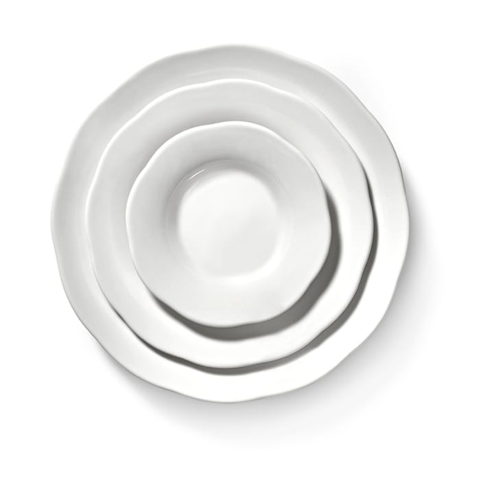 Silhouette tiefer Seitenteller M Ø15 cm, White Serax