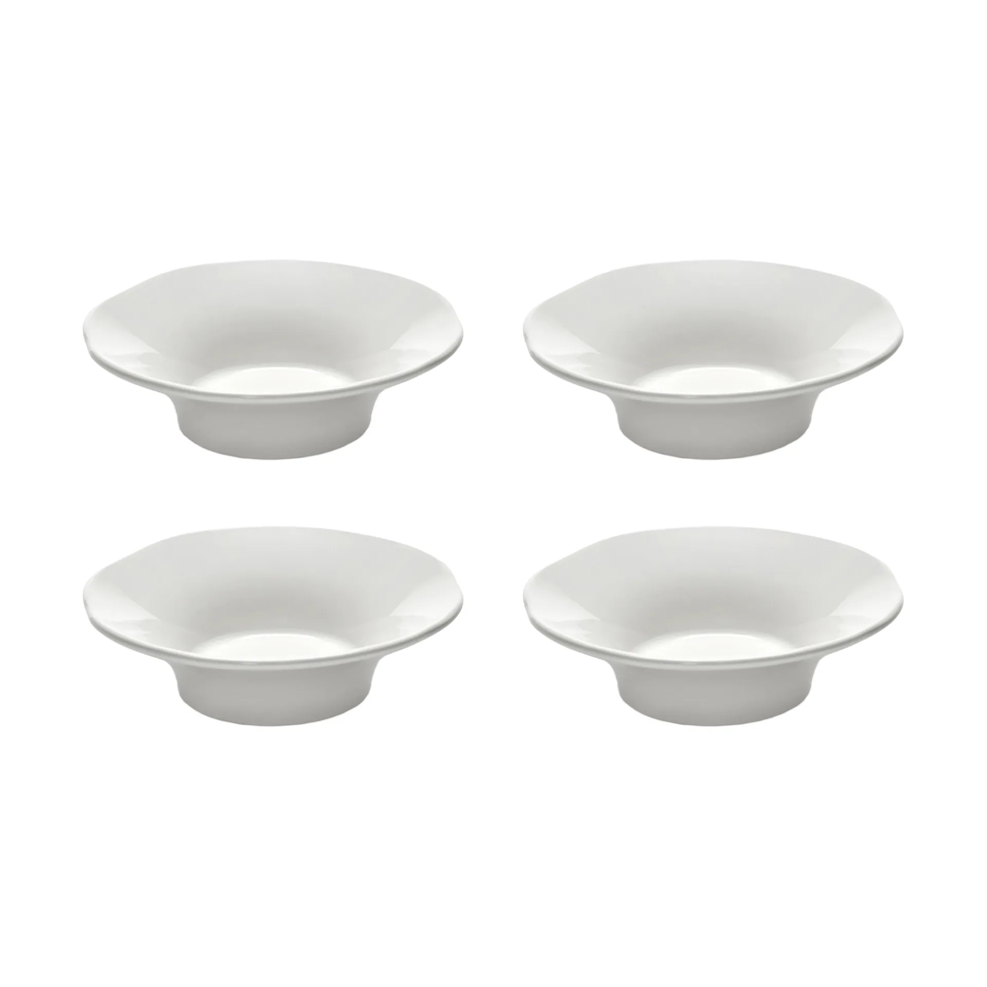 Silhouette tiefer Seitenteller S Ø10,5 cm 4er pack, White Serax
