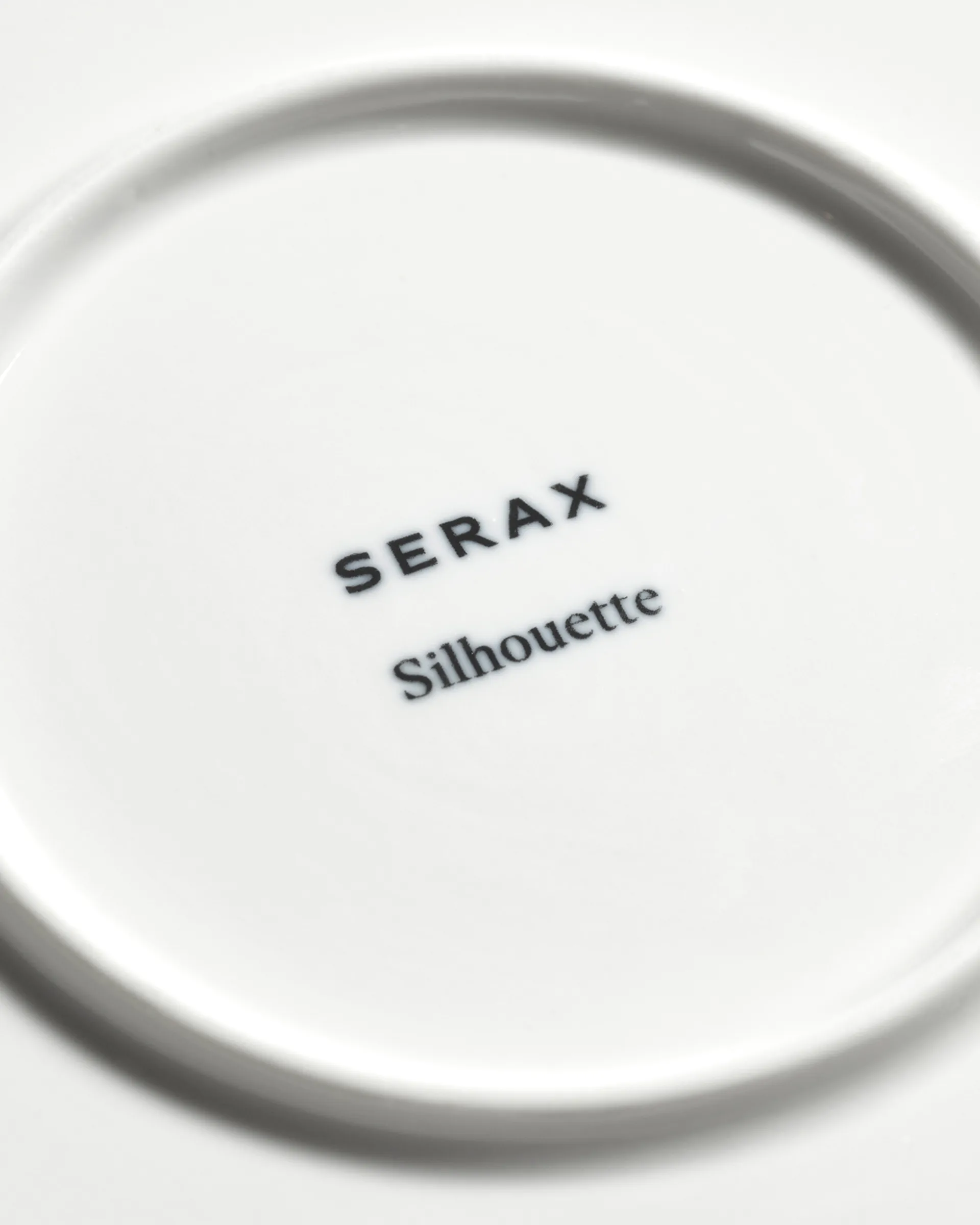 Silhouette tiefer Teller M Ø23,7 cm 4er pack, White Serax