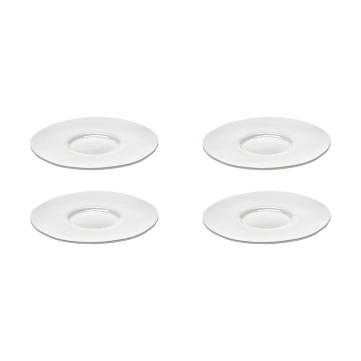 Silhouette Untertasse für Espressotasse Ø10,3 cm 4er pack - White - Serax