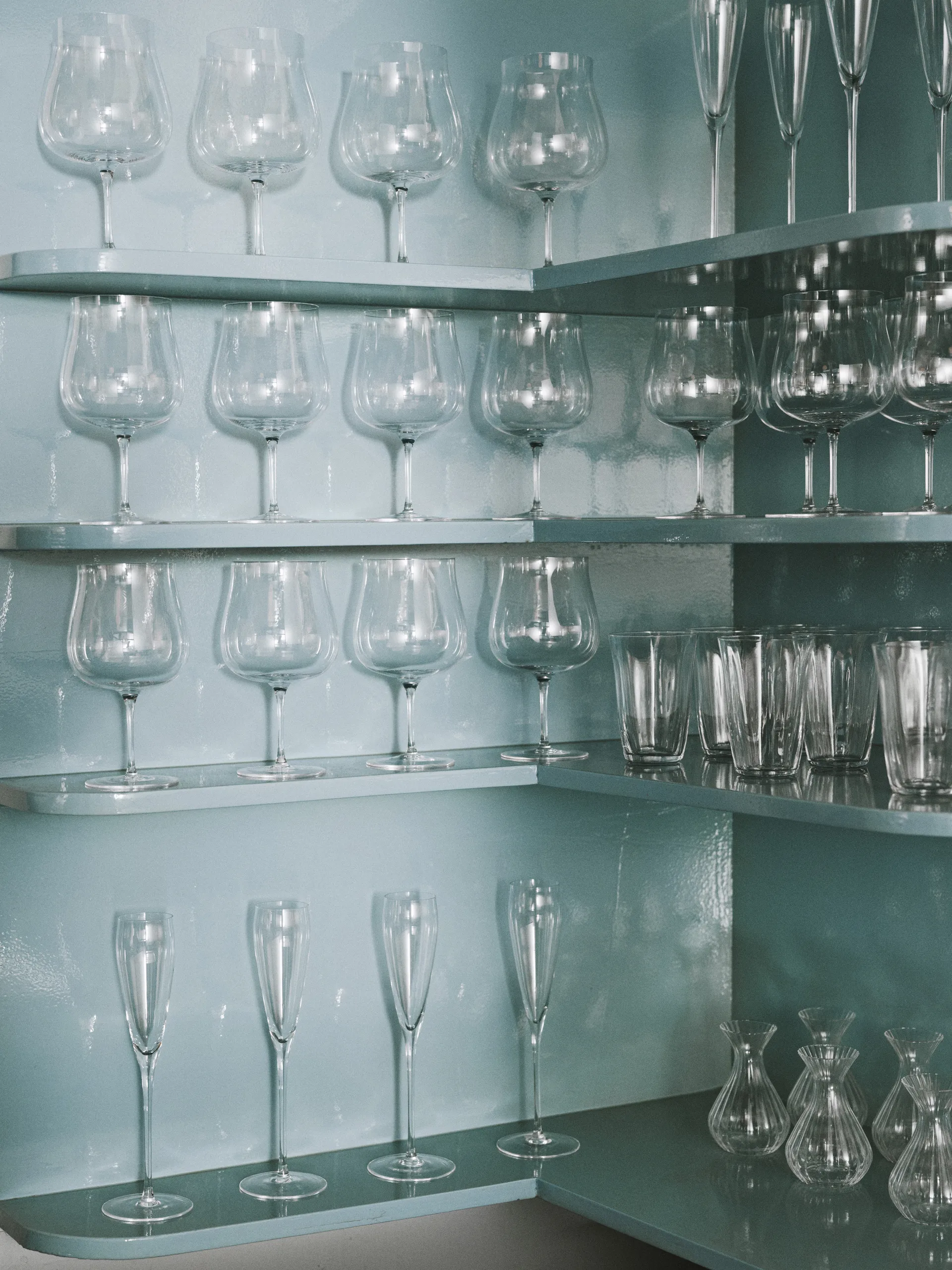 Silhouette Wasserglas 30 cl 4er pack, Clear Serax