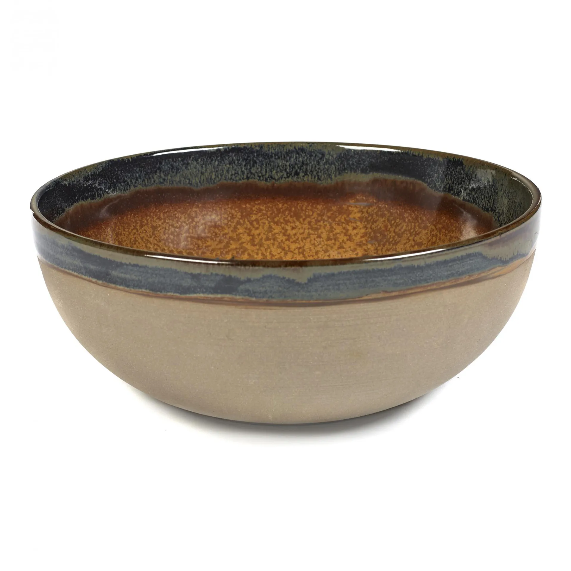 Surface Salatschale 23,5cm, Rusty brown Serax