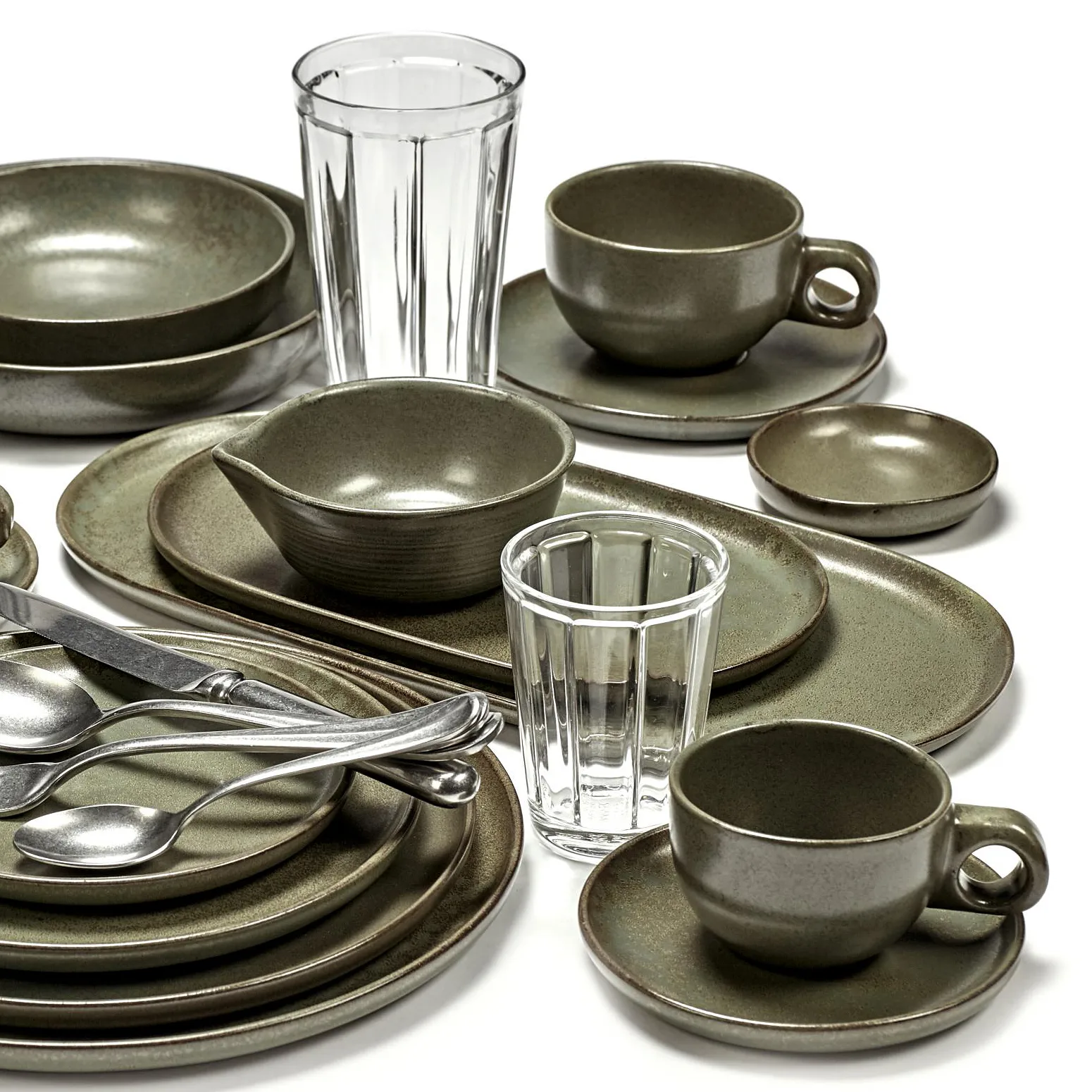 Surface Tapasteller 15 x 25cm, Camogreen Serax