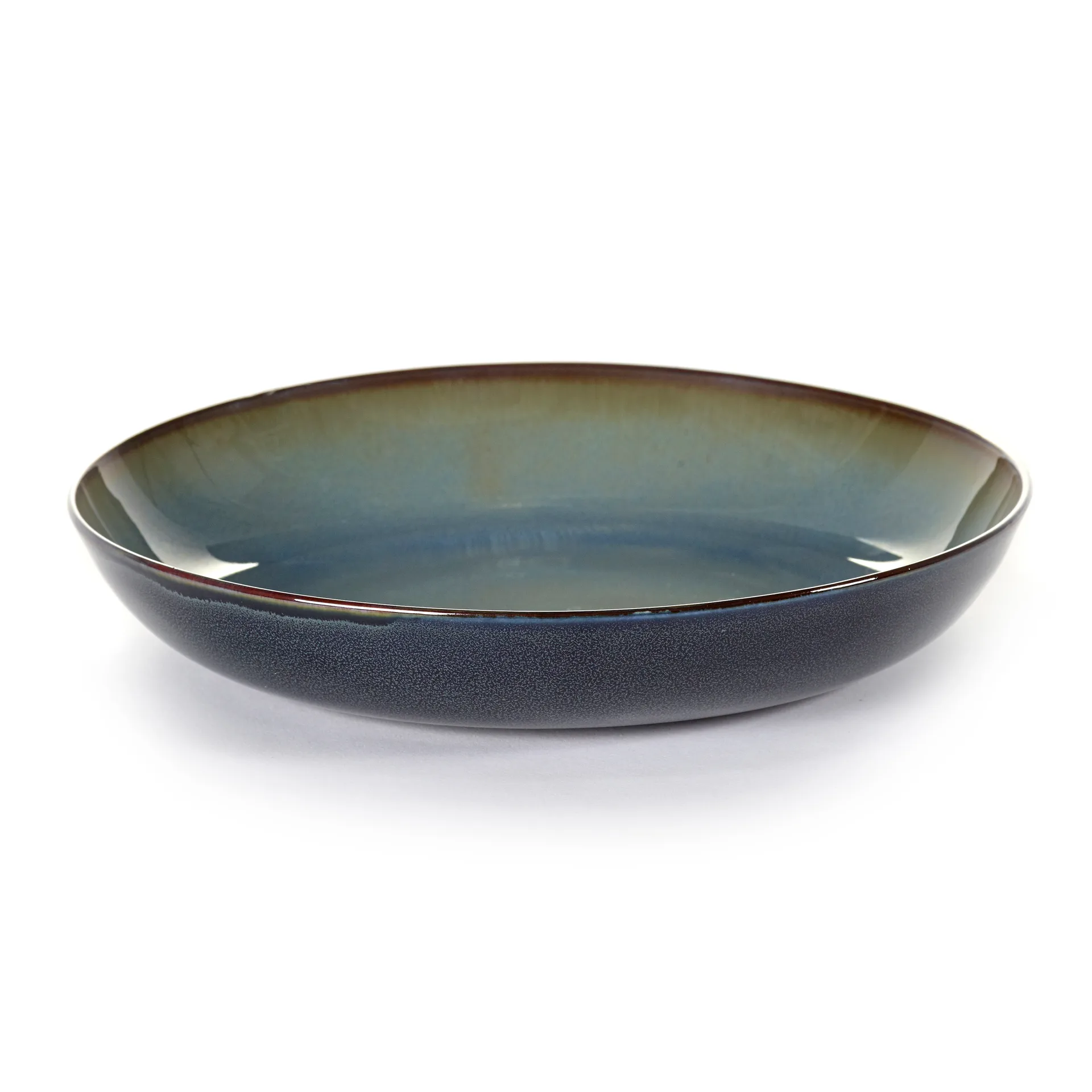 Terres de Rêves Pastateller 23,5cm, Blue grey-dark blue Serax