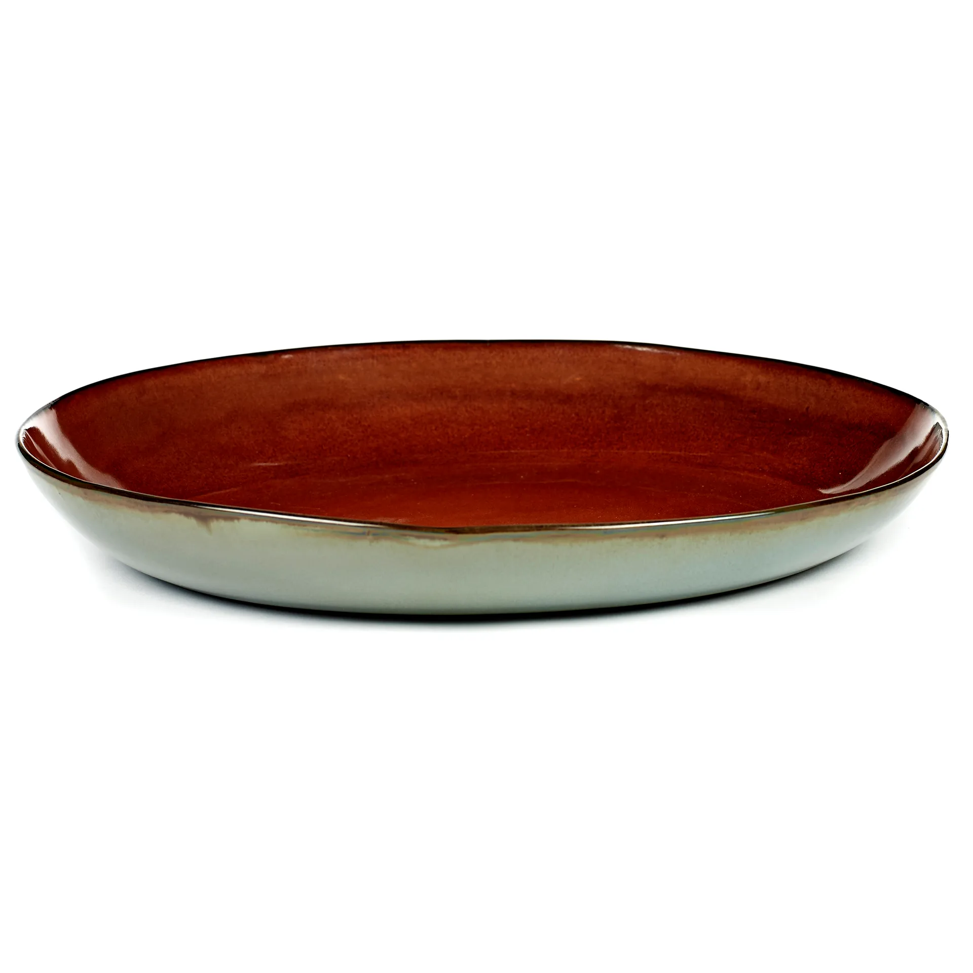 Terres de Rêves Servierteller 35,5cm, Rust-smokey blue Serax
