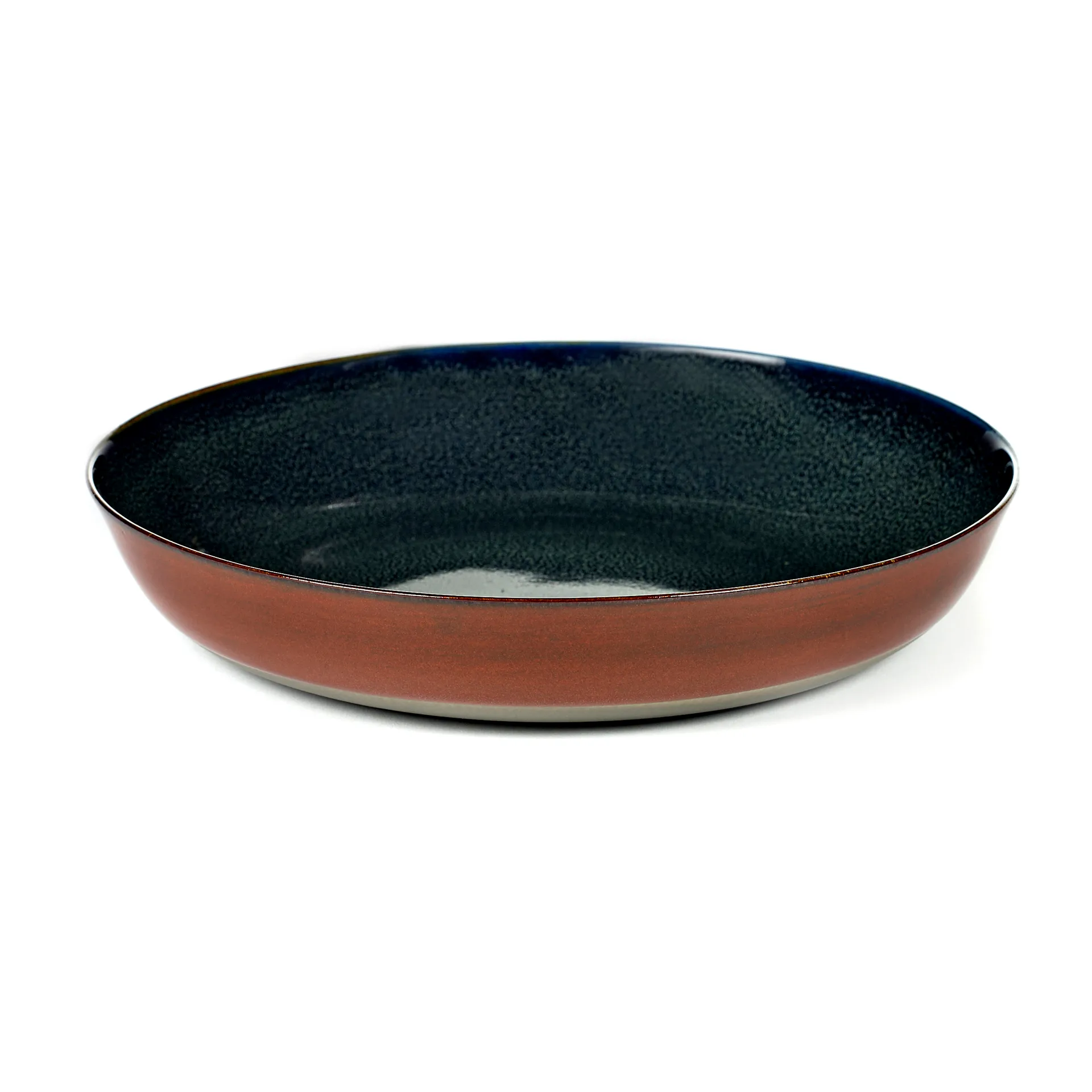 Terres de Rêves Teller 21cm, Dark blue-rust Serax