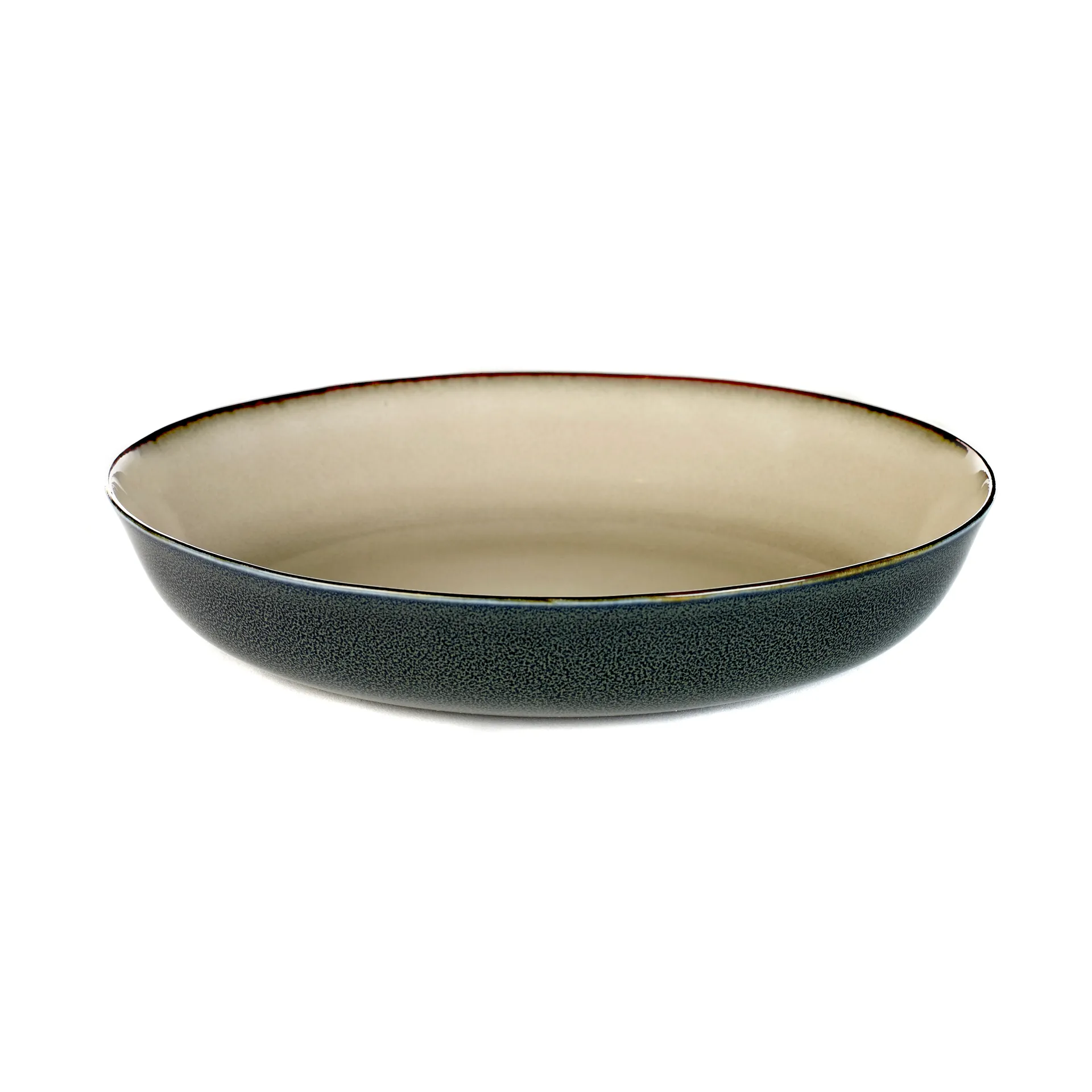 Terres de Rêves Teller 21cm, Misty grey-dark blue Serax