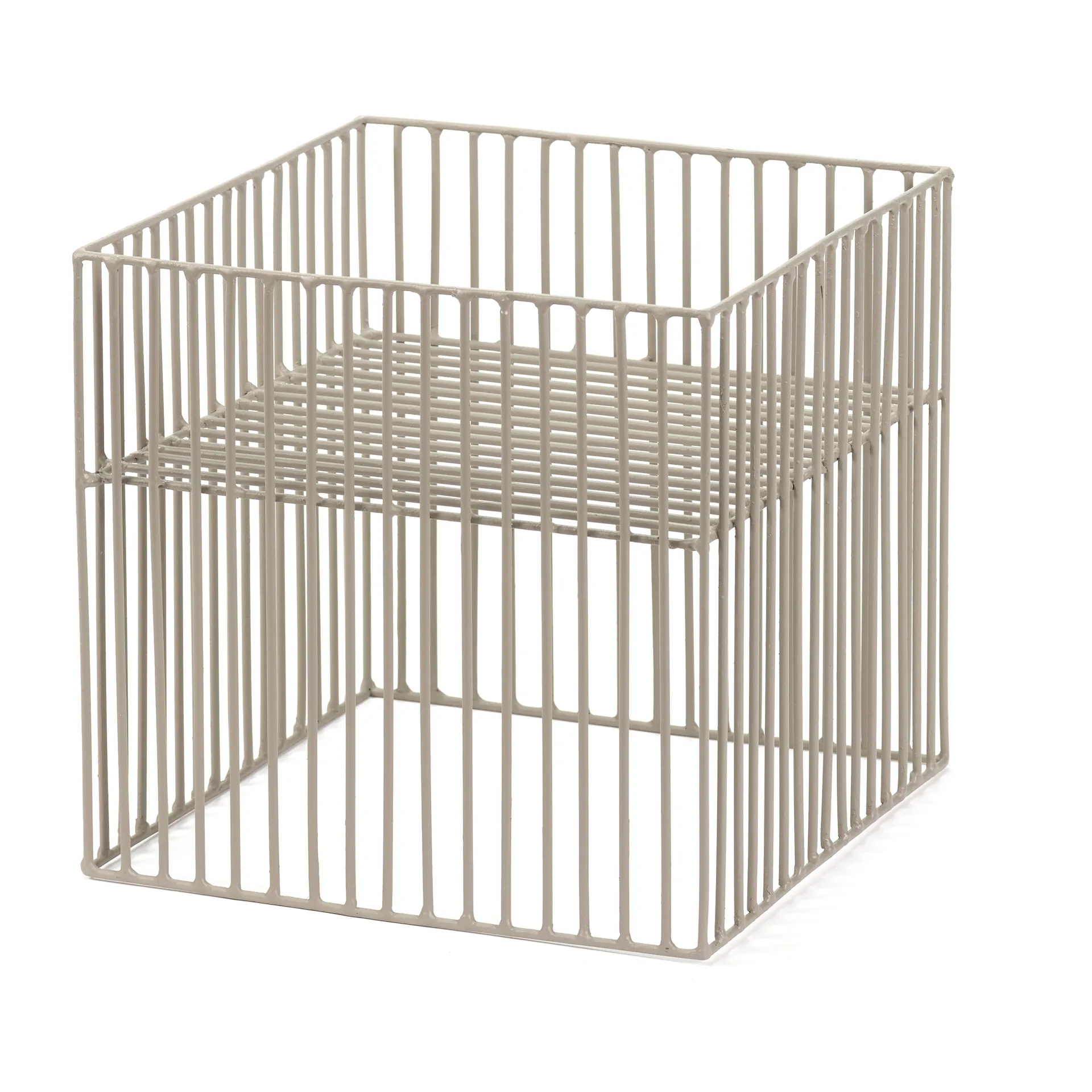 Turn Korb viereckig 22 x 22 cm, Grey Serax
