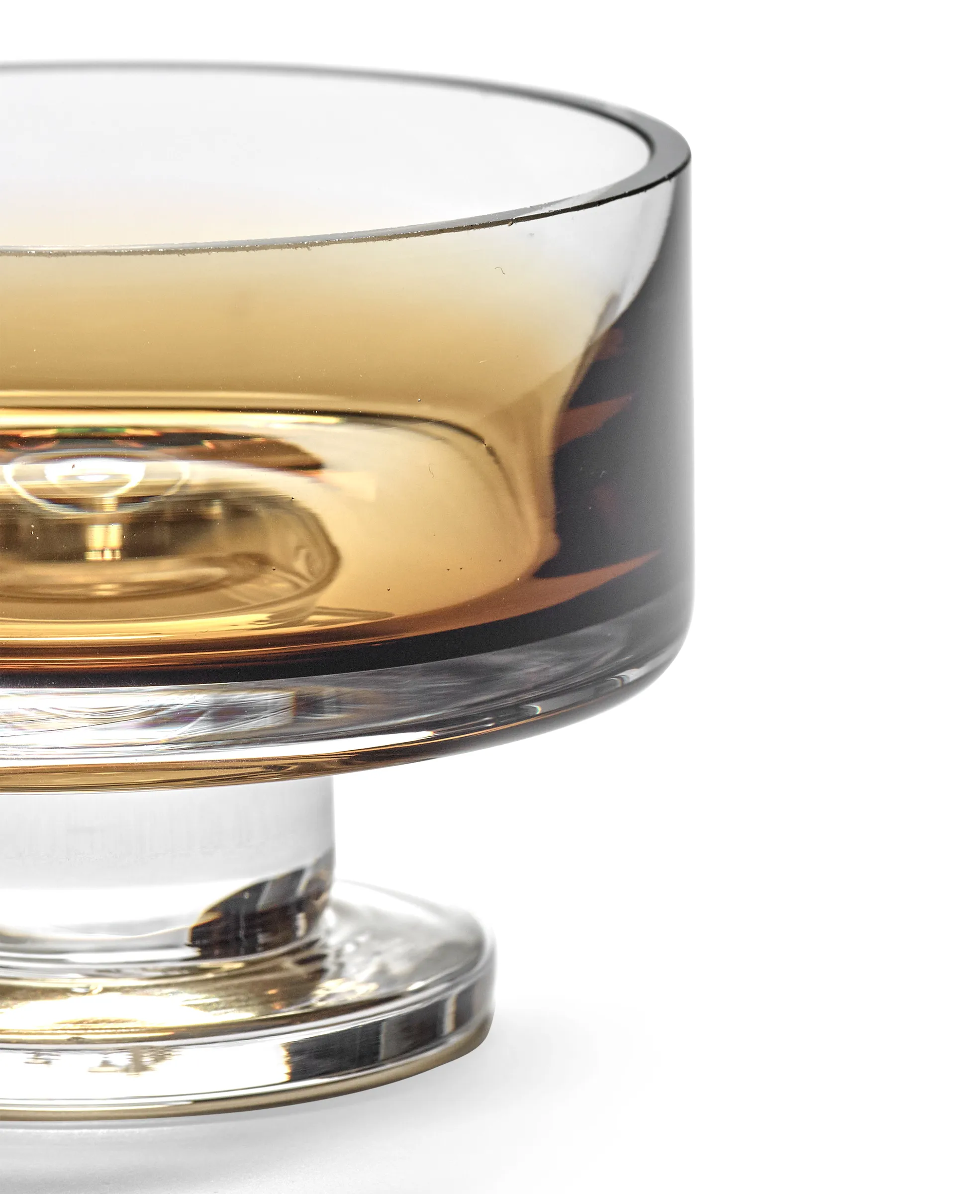 Zuma niedrige Schale auf Fuß S Ø8,5 cm, Amber Serax