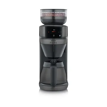 FILKA 2.0 KA 4854 Vollautomat Kaffeemaschine - Dark Inox, Thermosflasche - Severin