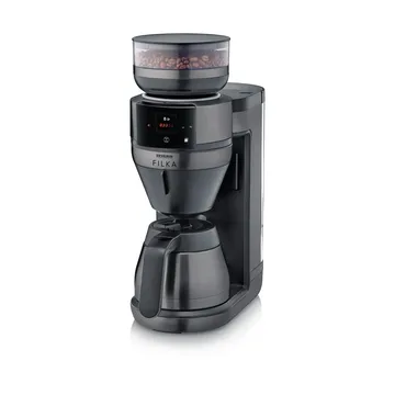 FILKA 2.0 KA 4854 Vollautomat Kaffeemaschine - Dark Inox, Thermosflasche - Severin