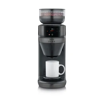 FILKA 2.0 KA 4854 Vollautomat Kaffeemaschine - Dark Inox, Thermosflasche - Severin