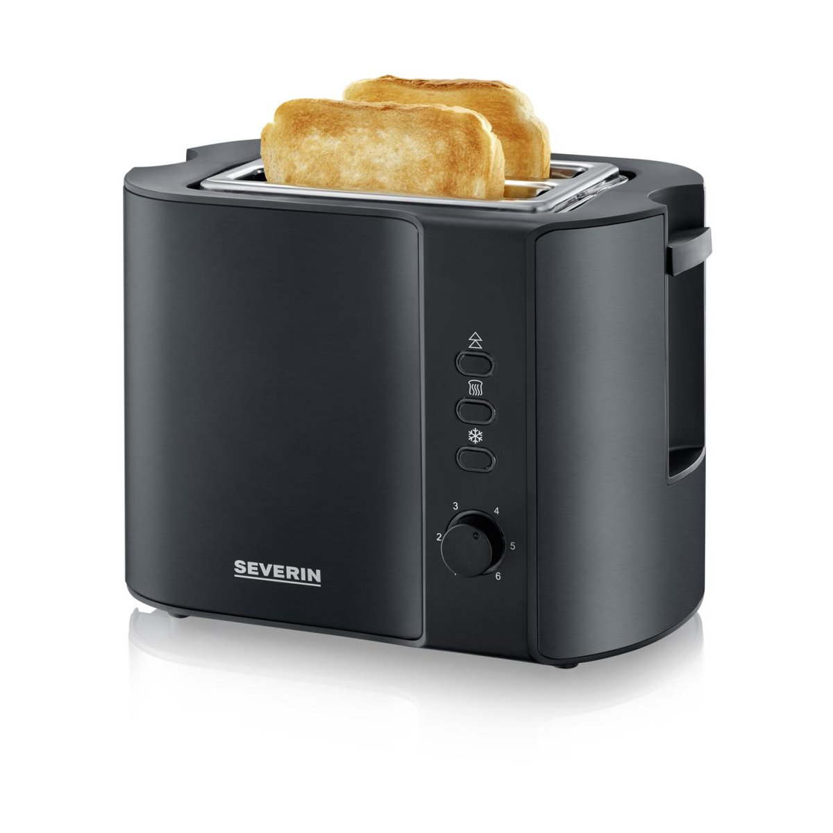 Severin Severin AT 9552 Toaster 2 Scheiben Matt schwarz