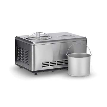 Severin EZ 7406 Eismaschine mit Kompressor 2x2 L - Edelstahl - Severin