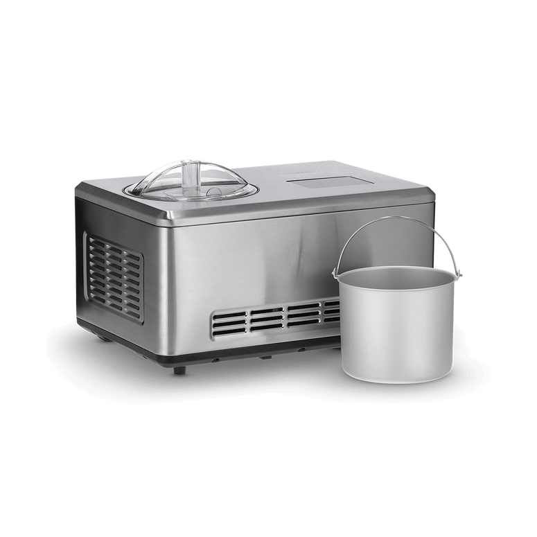 Severin Severin EZ 7406 Eismaschine mit Kompressor 2x2 L Edelstahl