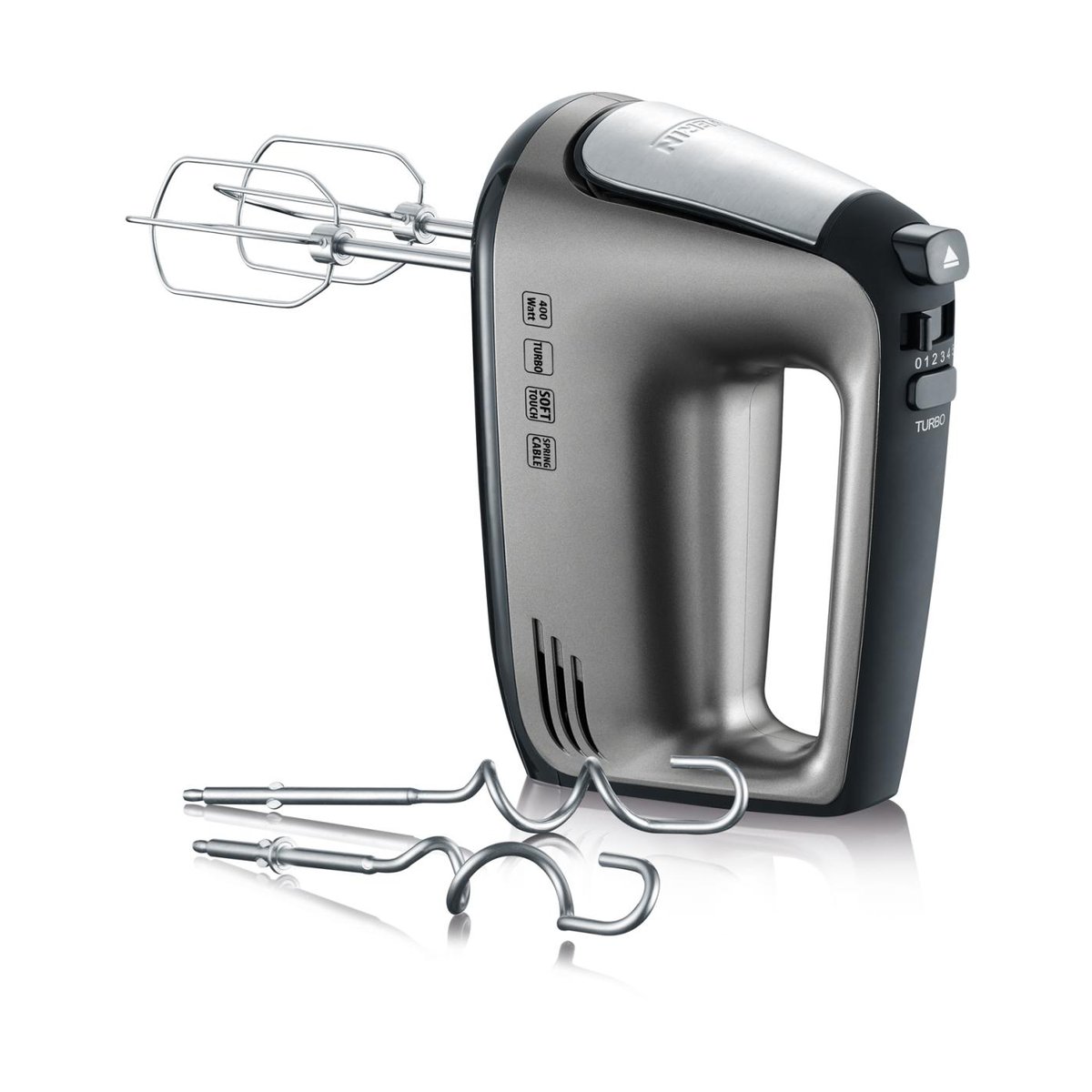 Severin Severin HM 3832 Handmixer Grau-Metall-Schwarz