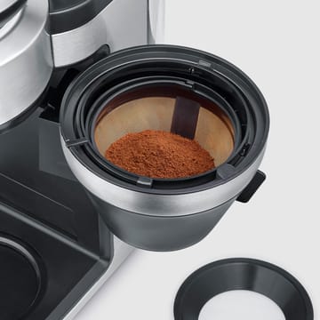 Severin KA 4851 FILKA vollautomatische Kaffeemaschine - Stahl gebürstet-schwarz - Severin