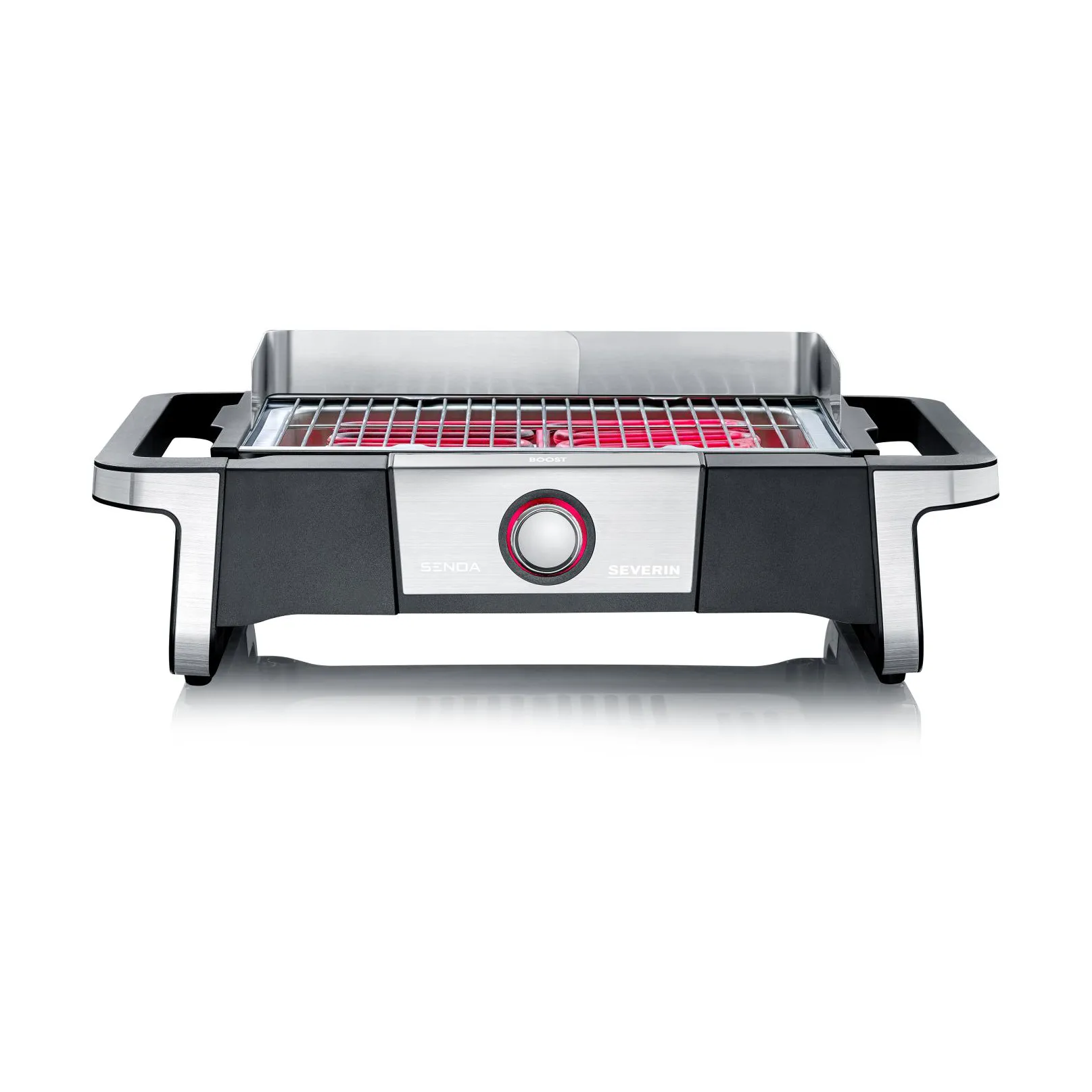 Severin PG 8113 Senoa Boost Elektrogrill, Schwarz Severin