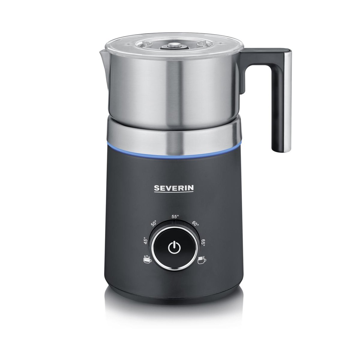 Severin Severin SM 3586 Spuma Milchaufschäumer 700 ml Silber-schwarz