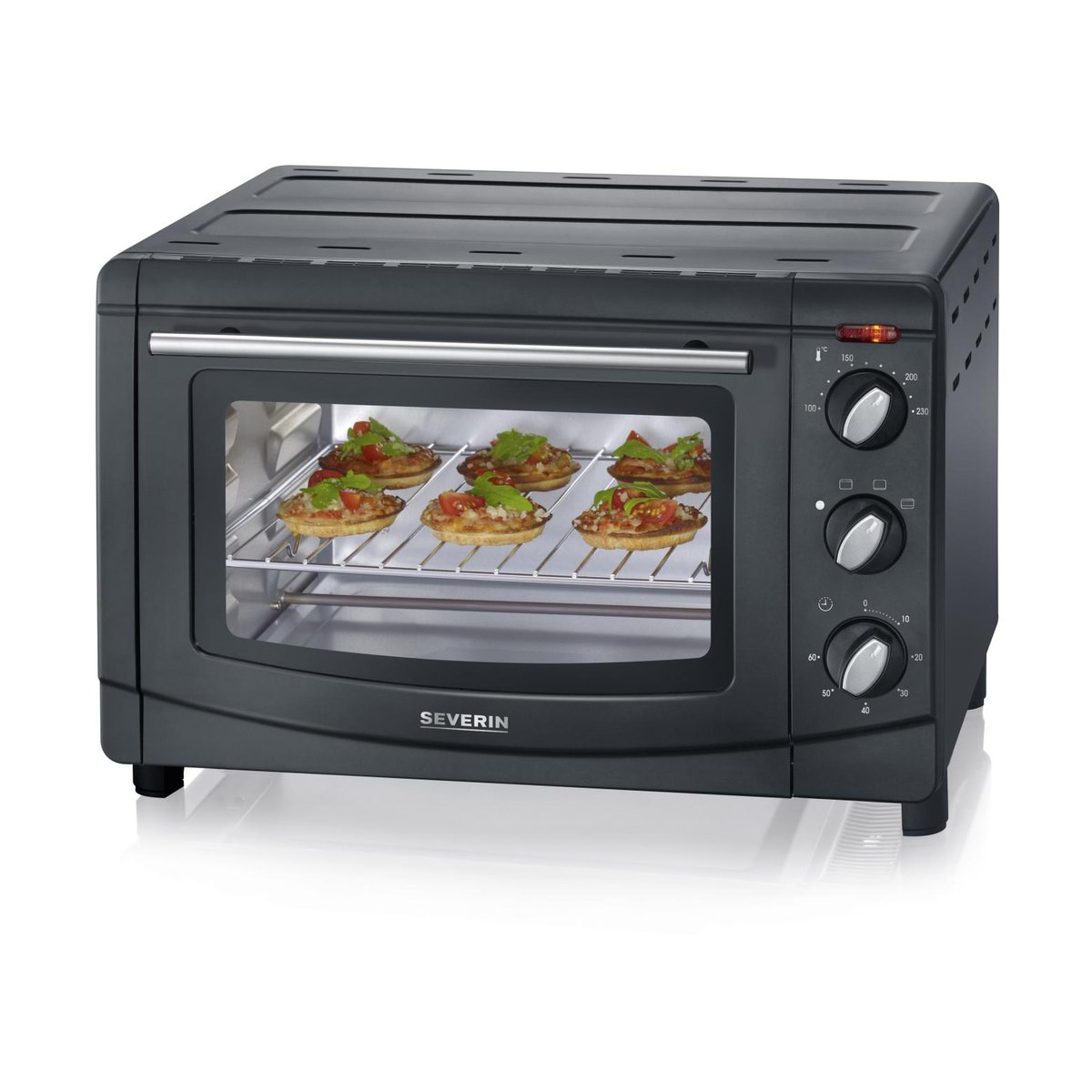 Severin Severin TO 2067 Mini-Ofen 20 L Schwarz