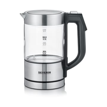 Severin WK 3458 Wasserkocher mit Temperatureinstellung 0,5 L - Edelstahl - Severin