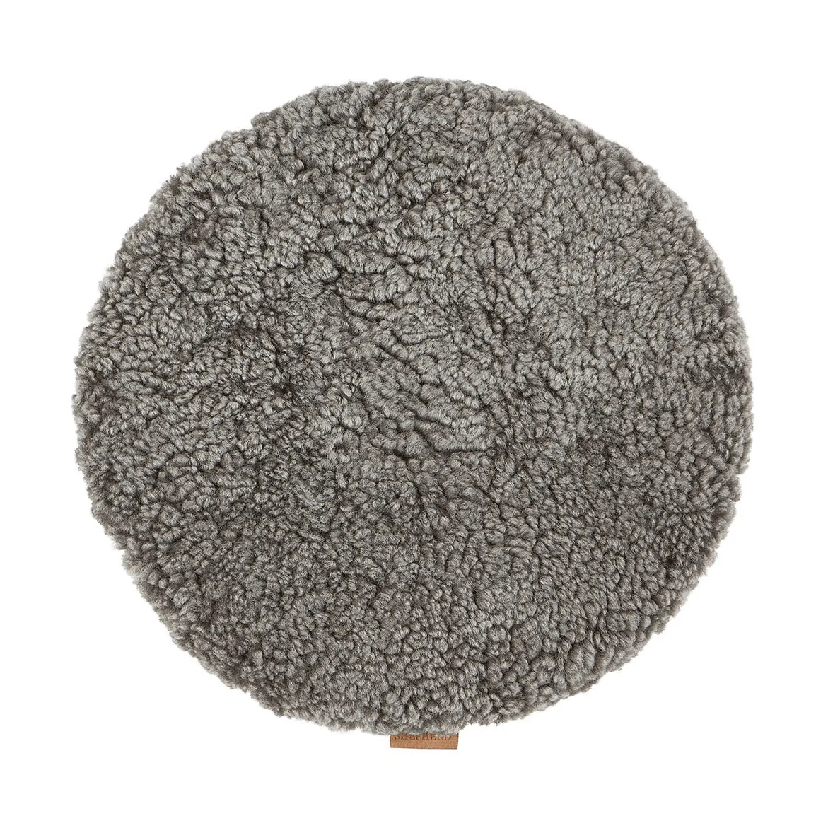 Jill Stuhlkissen gepolstert, Graugrafit (Grau), Ø36 cm Shepherd of Sweden